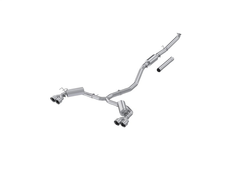 MBRP 22-24 Honda Civic/Sport Touring 1.5L 3in Cat-Back 2.5in Dual Split Rear w/ Quad Tips - AL (S4906AL)